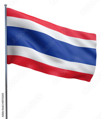Thailand Flag Waving © somartin