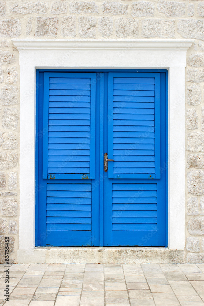 Fototapeta premium Blue door