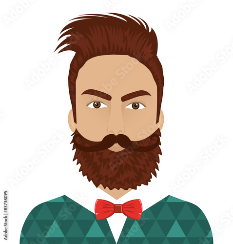 Hipster design, vector illustration.