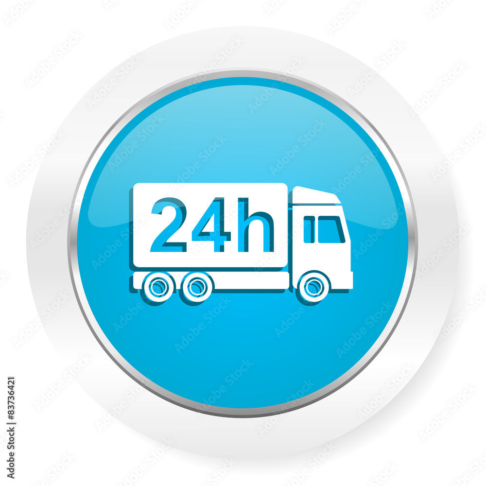 delivery icon 24h shipping sign delivery icon 24h shipping sign