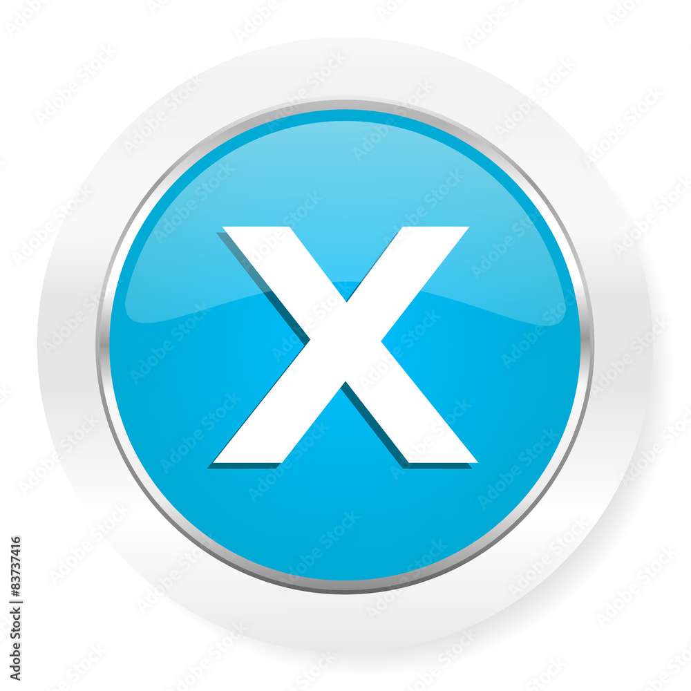 Obraz premium cancel icon