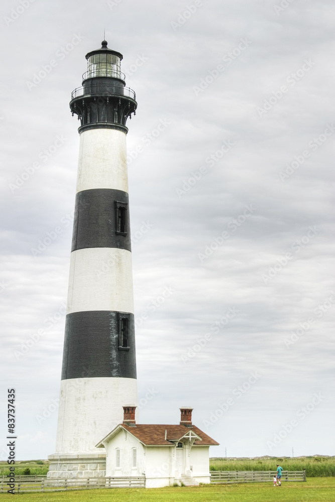 The Bodie Island Lighthouse in North Carolina