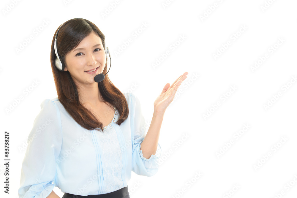 笑顔のオペレーター 笑顔のオペレーター
