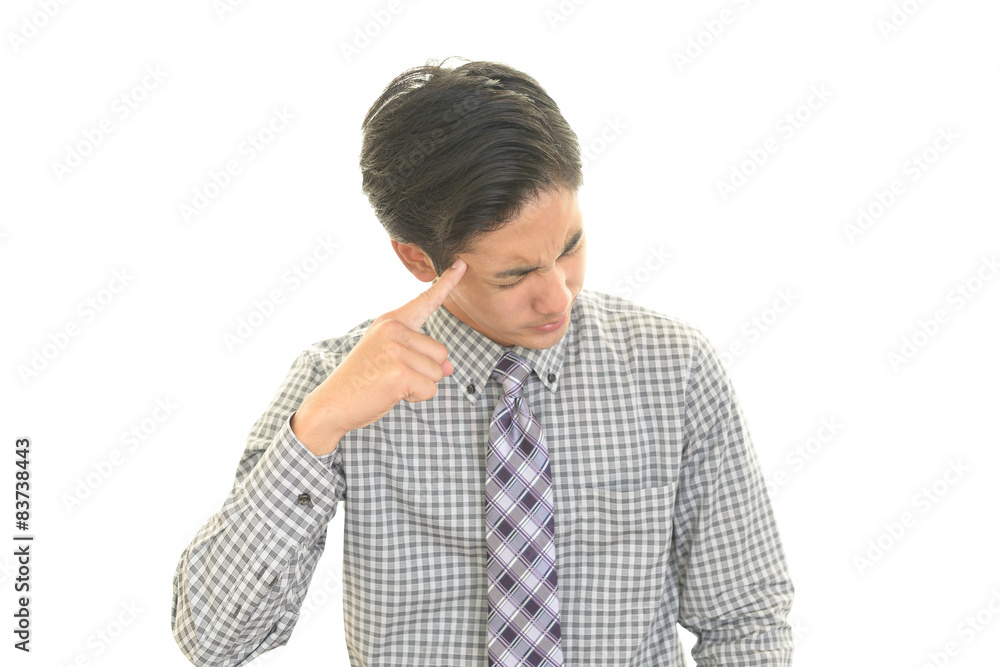 苦悩するビジネスマン