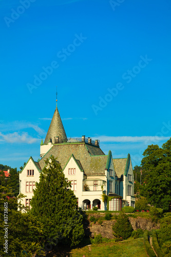 Gamlehaugen mansion old royal palace Bergen, Norway.