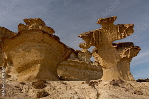 Natural phenomena wind erosion