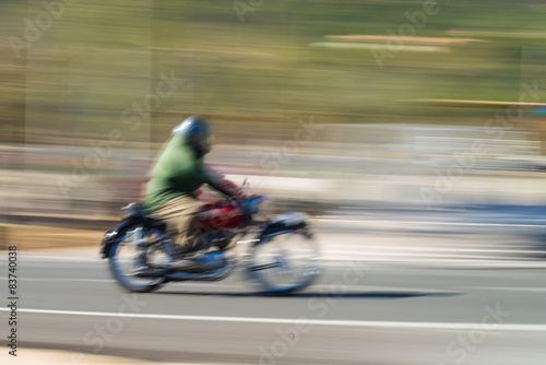 Oldtimer bike abstract