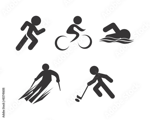 Triathlon Sport Icon