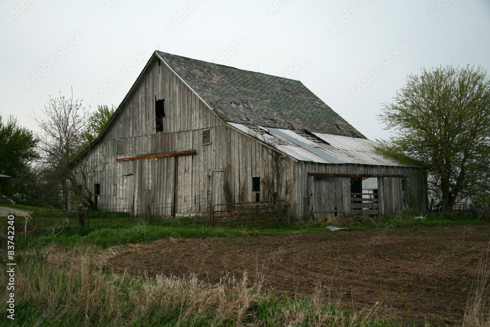Old barn on a farm Old barn on a farm