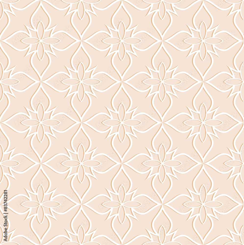 Beige seamless texture convex white pattern Beige seamless texture convex white pattern
