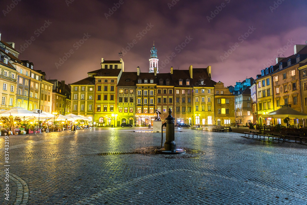 Old town sqare in Warsaw