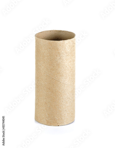 Tissue core isolated on the white background