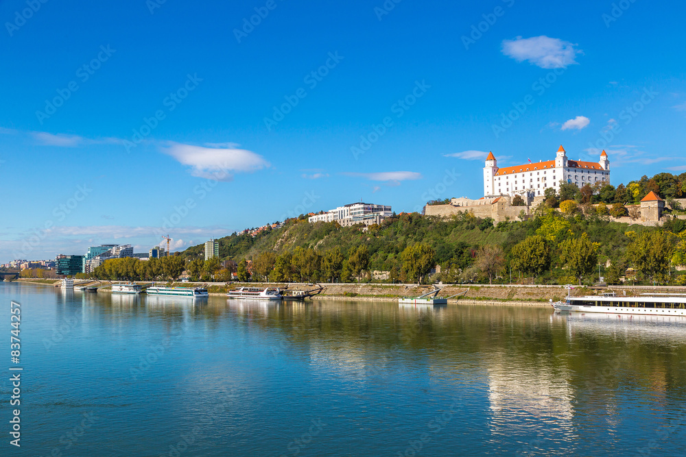 Medieval castle in Bratislava, Slovakia Medieval castle in Bratislava, Slovakia