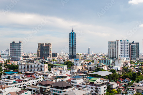 Landscape day view at the top view of Bangkok © petcharapj