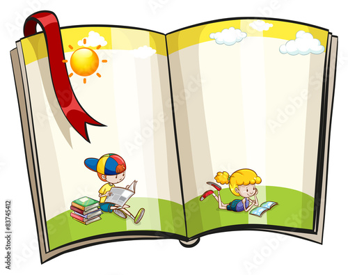 Open book