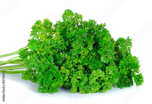 parsley isolated on the white background
