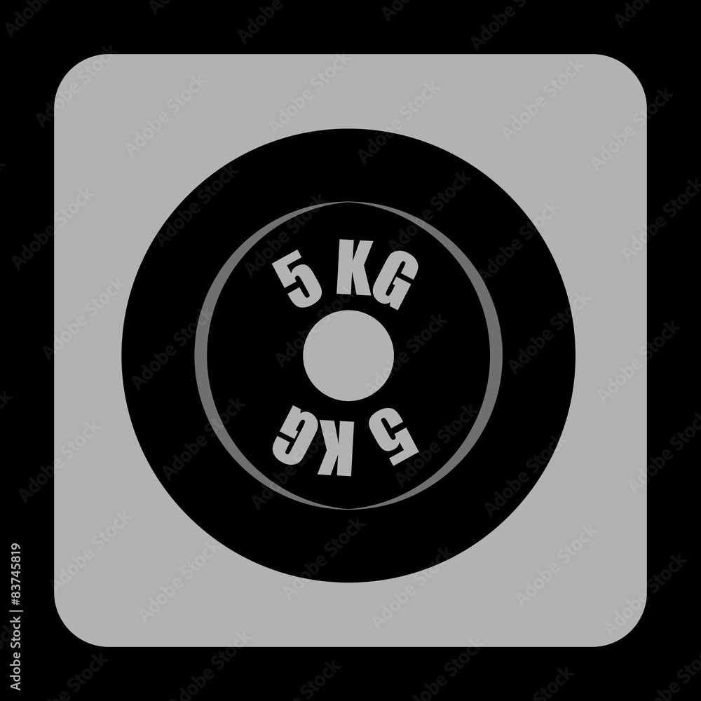 Fototapeta premium gym icon