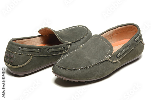 Men's Loafer Shoe on white background