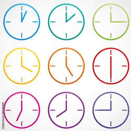 collection heures,horloge-horaire