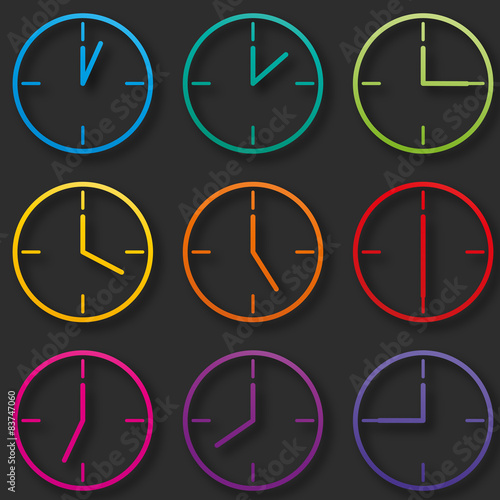 collection horloge,horaire