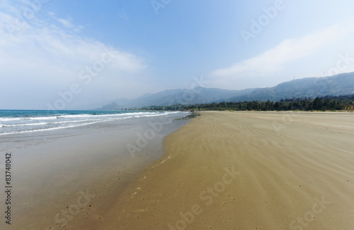 Fototapeta Naklejka Na Ścianę i Meble -  Haikou  beach coast line  , Pingtung, Taiwan 屏東_車城_海