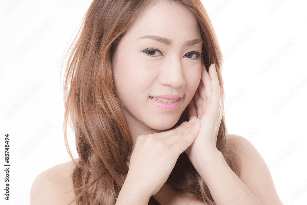 beautiful woman with perfect skin and face beautiful woman with perfect skin and face