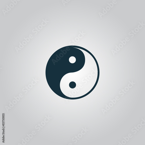 Ying-yang icon of harmony and balance