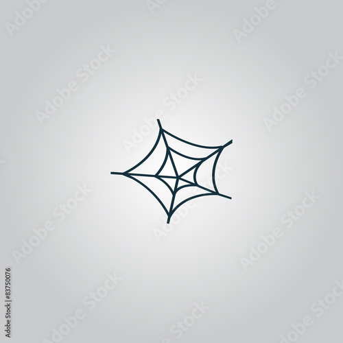 Spiderweb icon. Web symbol. © burntime555