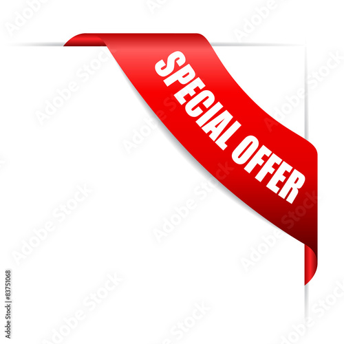Special offer ribbon