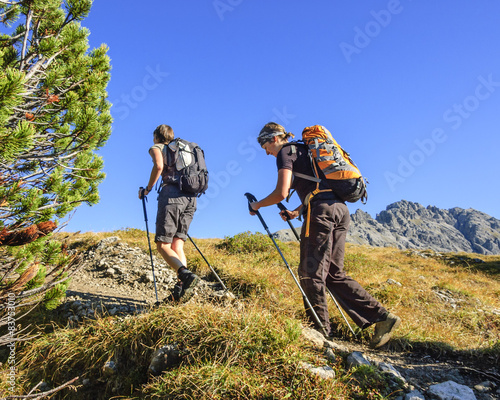 Wandern in den Bergen