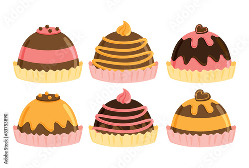 chocolate truffle icon suitable for valentine's day