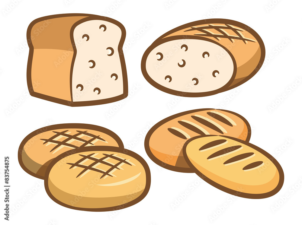 various bread set various bread set