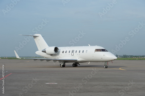 Business jet airplane on the ground © Pitcher