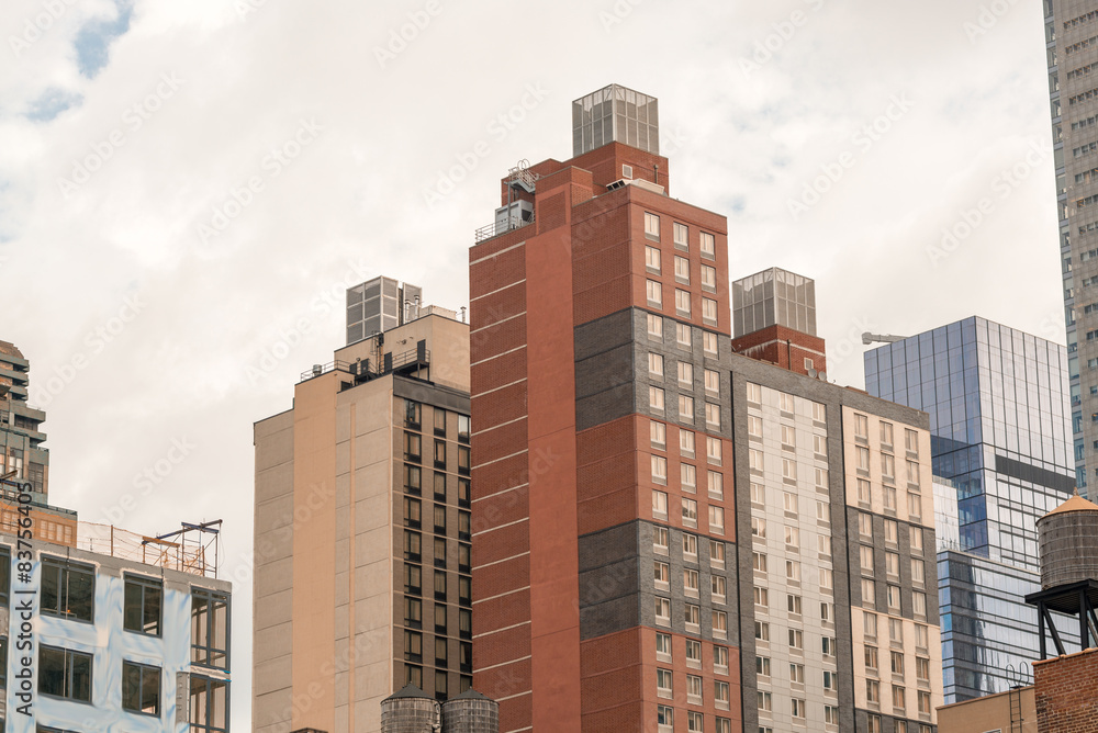 Fototapeta premium Stunning view of Manhattan skyscrapers