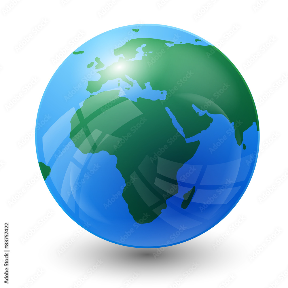 Fototapeta premium planet map