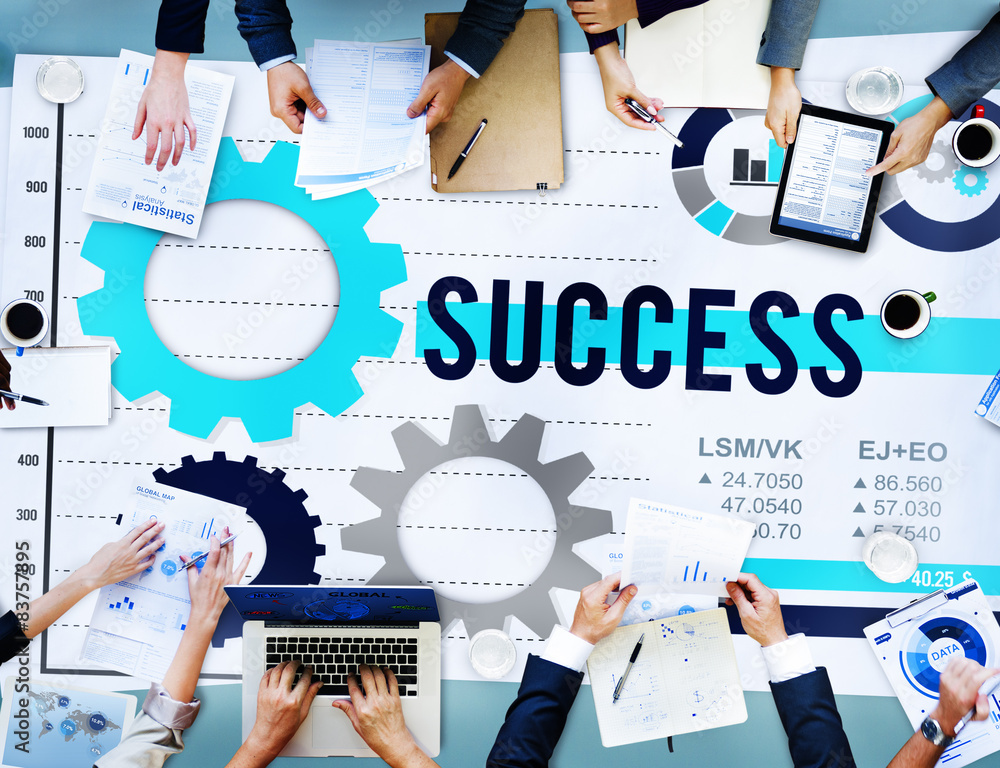 Wunschmotiv: Success Winning Excellence Growth Successful Concept #83757895
