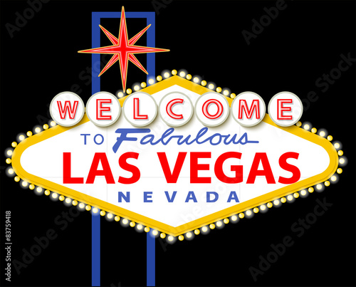 Welcome to fabulous Las Vegas Nevada sign photo