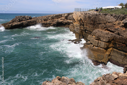 Cliff and Sea, Cascais, Lisbon, Portugal