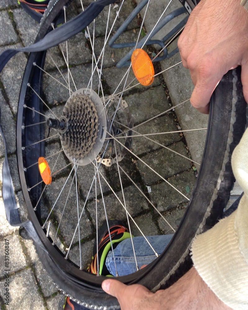 bicycle tire repair
