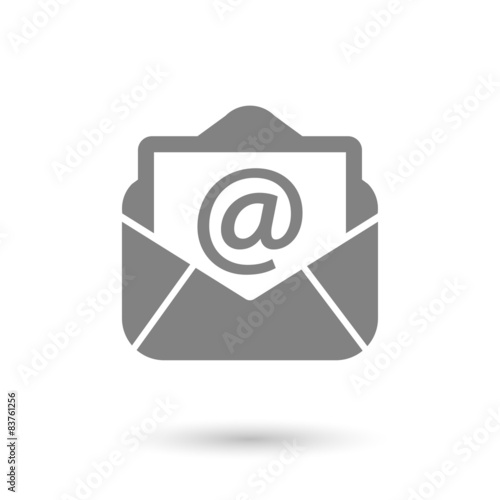 flat mail icon background