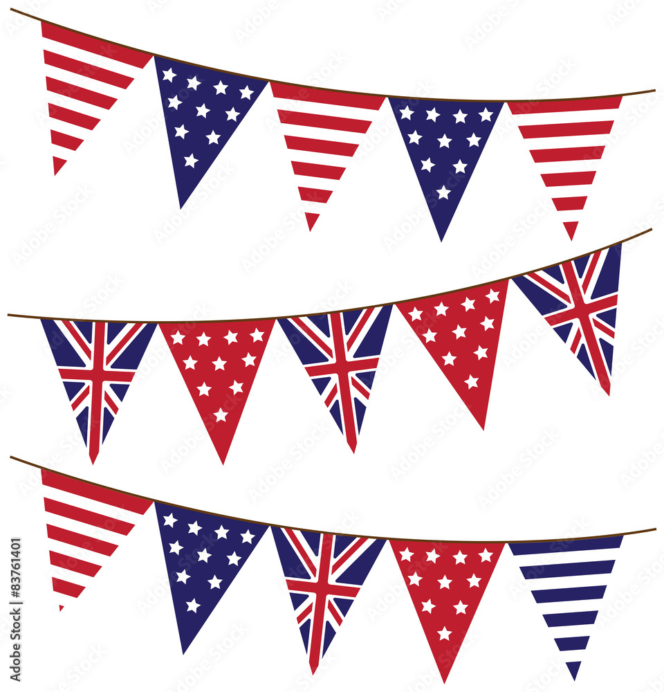 America And England Garland Stock Vector Adobe Stock america-and-england-garland-stock-vector-adobe-stock