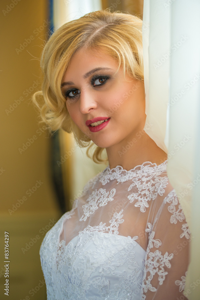 Plakat Beautiful blond bride