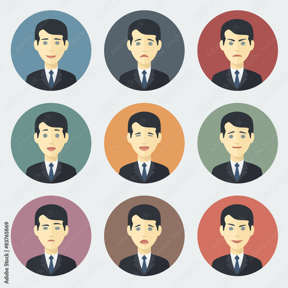 Emotions of Businessman Emotions of Businessman
