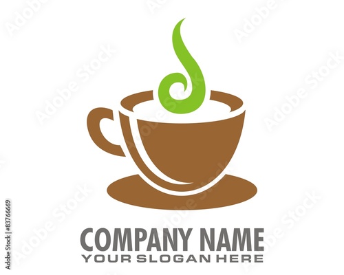 coffee beverages logo image vector