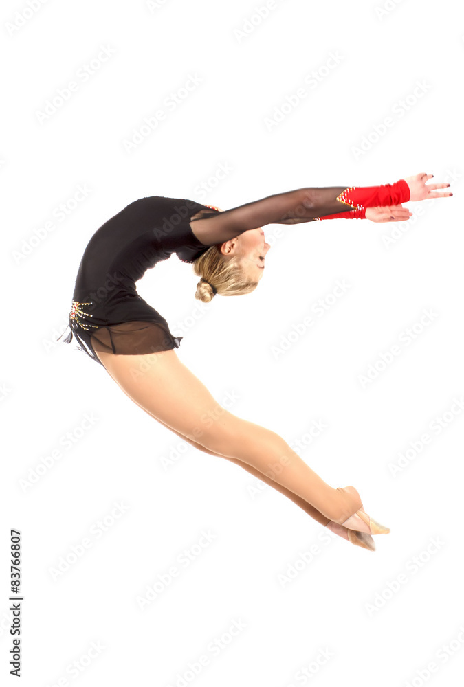 Professional gymnast  jumping