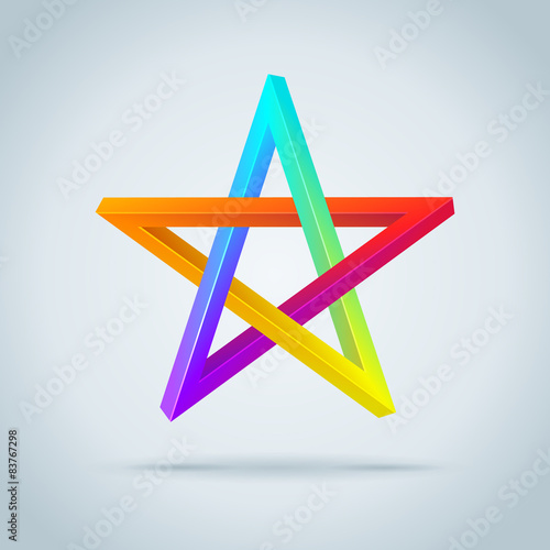 Colorful Inconceivable Pentagram.