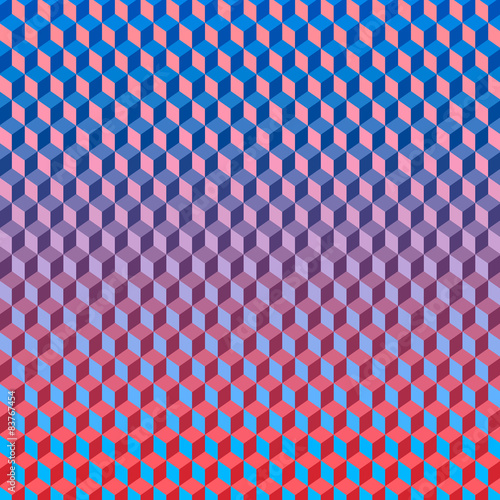 Psychodelic Background from Cubes