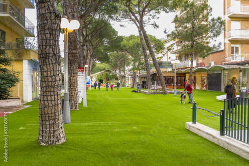 Quadro su tela Riccione Green park