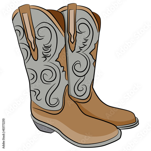 Cowboy Boots Cartoon