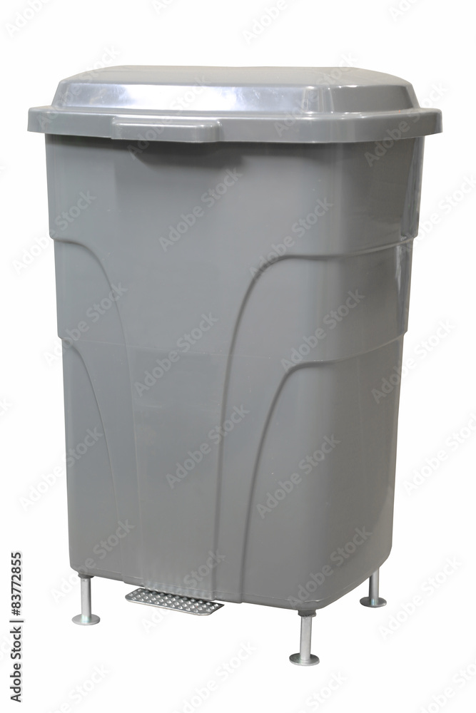 Plastic bin on white background, Recycling bins ,trashcan Plastic bin on white background, Recycling bins ,trashcan